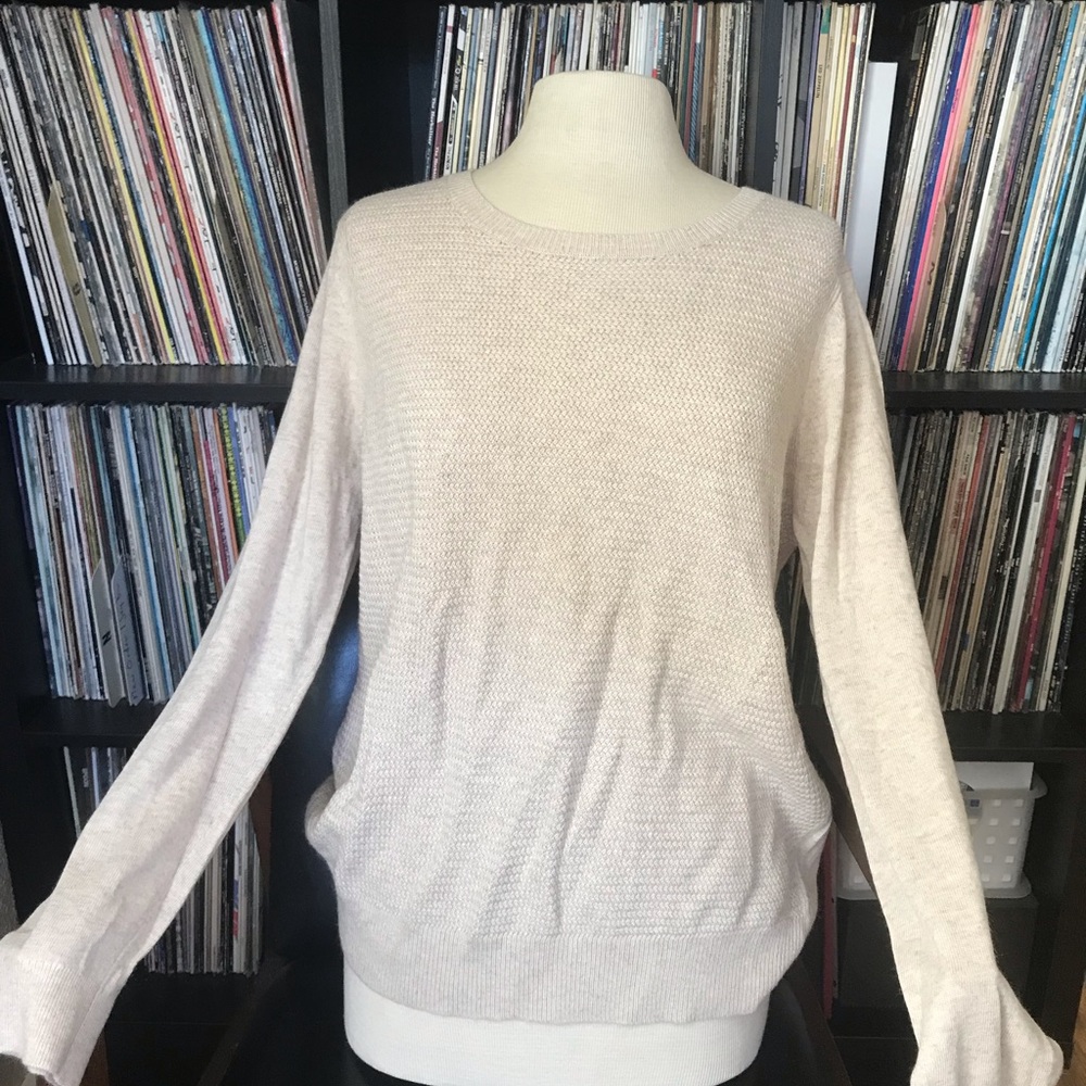 Soft, creamy Loft sweater size XL